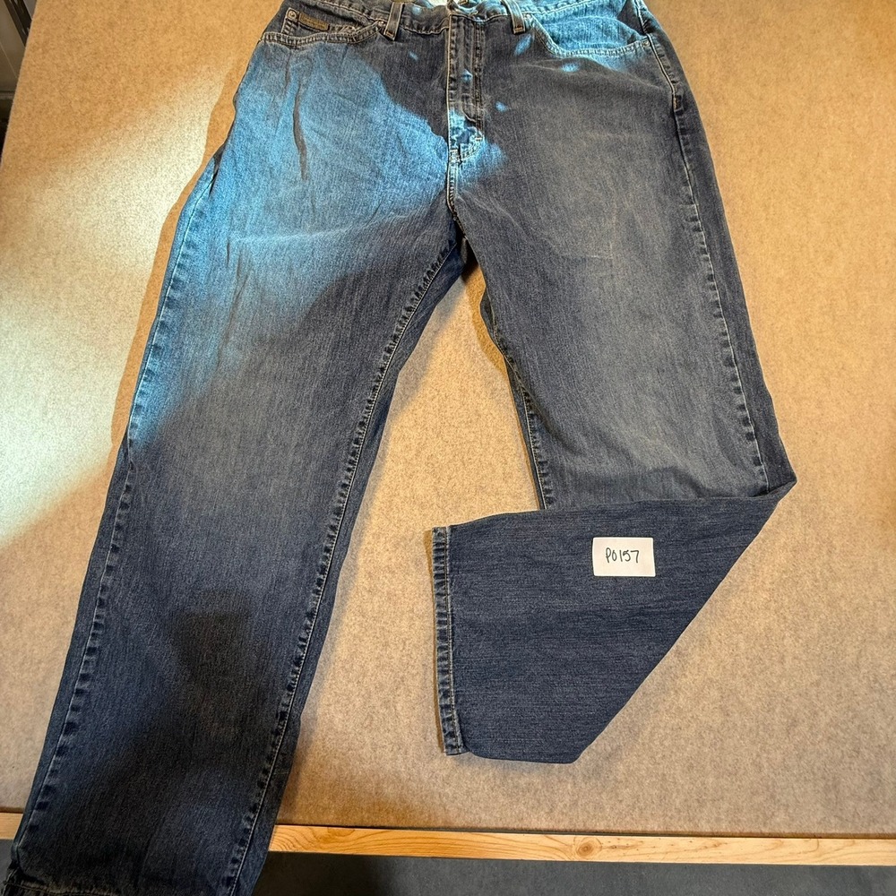 Calvin Klein Jeans Mens 36 Straight Leg Blue Denim Medium Wash P0157